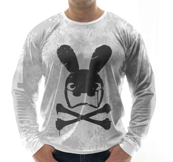 Свитшот мужской Crazy Rabbit Skull