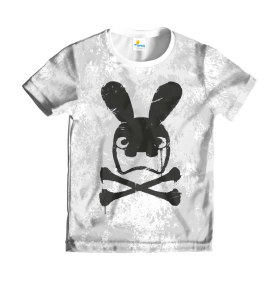 Футболка детская Crazy Rabbit Skull