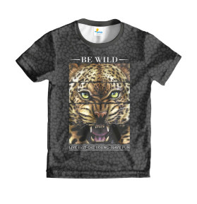 Футболка детская Be Wild Dark