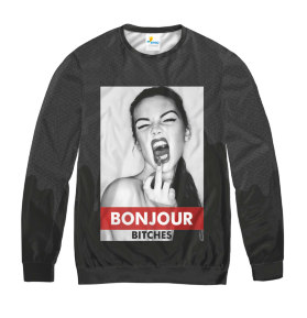 Свитшот мужской BONJOUR Bitches Black