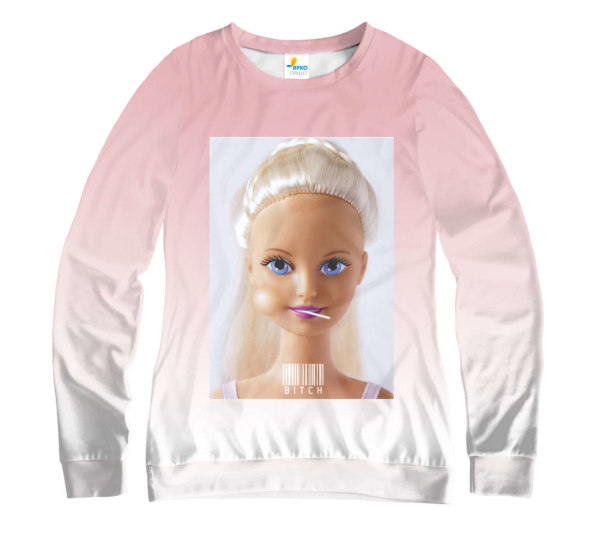 Свитшот женский Barbie с чупачупсом