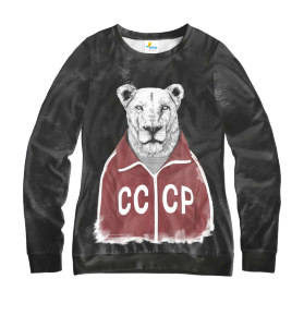Свитшот женский Львица СССР Dark