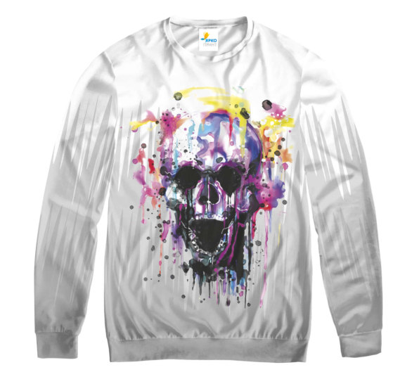 Свитшот мужской Skull paints