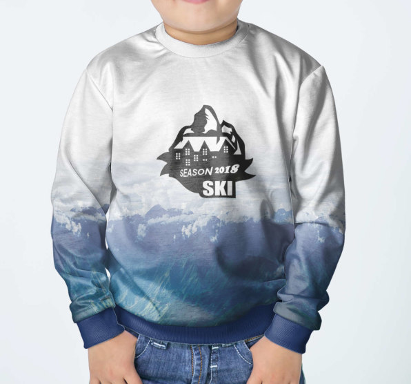 Свитшот детский SKI season 2018