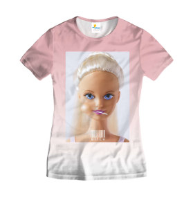 Футболка женская Barbie с чупачупсом
