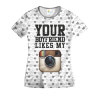 Футболка женская Your Boyfriend Like my inst