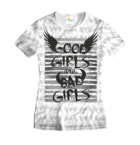 Футболка женская Good girl are Bad girl