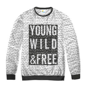 Свитшот мужской Young Wild and Free