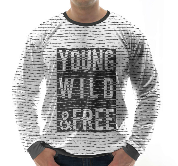 Свитшот мужской Young Wild and Free