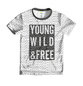 Футболка детская Young Wild and Free