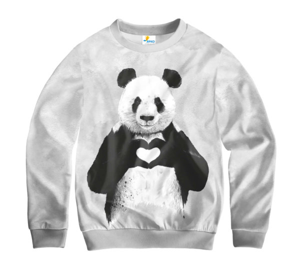 Свитшот детский Panda heart