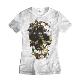Футболка женская Animals Skull