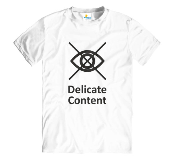 Футболка мужская Delicate Content Белая