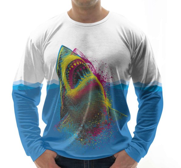 Свитшот мужской Акула CMYK