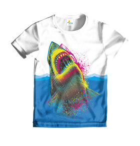 Футболка детская Акула CMYK
