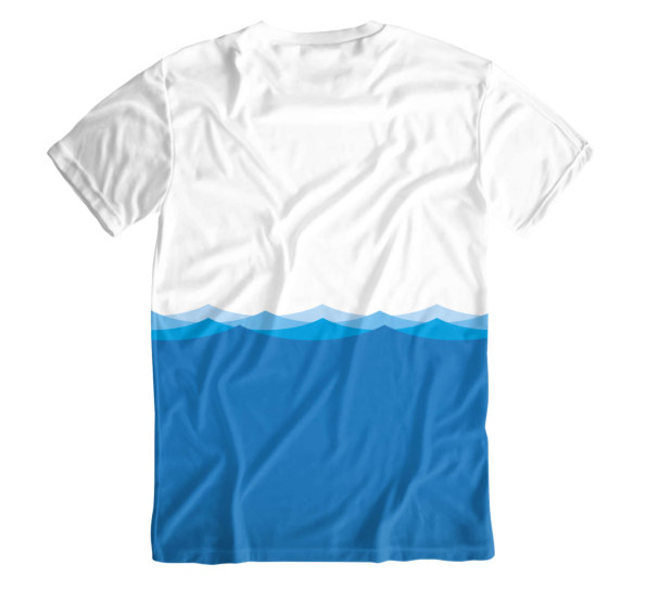 Футболка мужская Акула CMYK