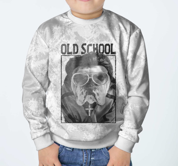 Свитшот детский Old SchooL Dog