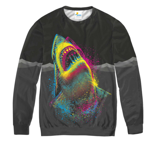 Свитшот мужской Акула CMYK Dark