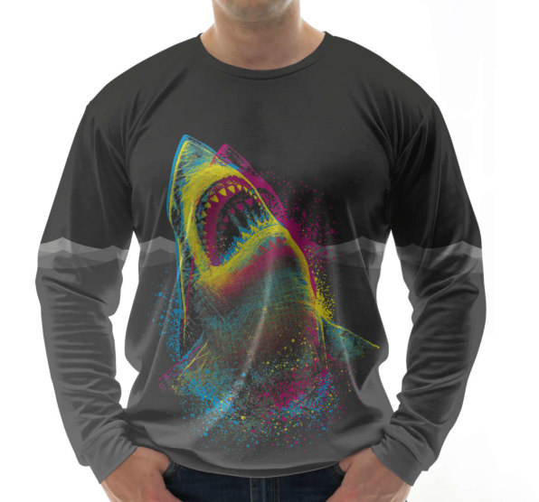 Свитшот мужской Акула CMYK Dark