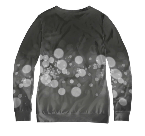 Свитшот женский Beauty Girl Skull Black