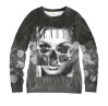 Свитшот женский Beauty Girl Skull Black