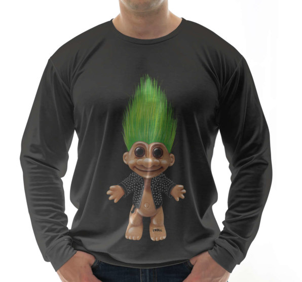 Свитшот мужской Troll Rock Black