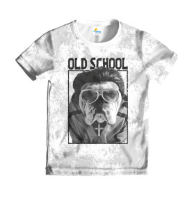 Футболка детская Old SchooL Dog