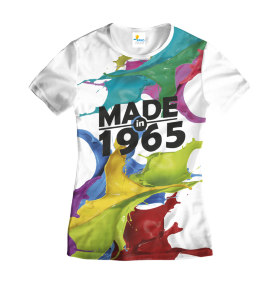 Футболка женская Made in 1965