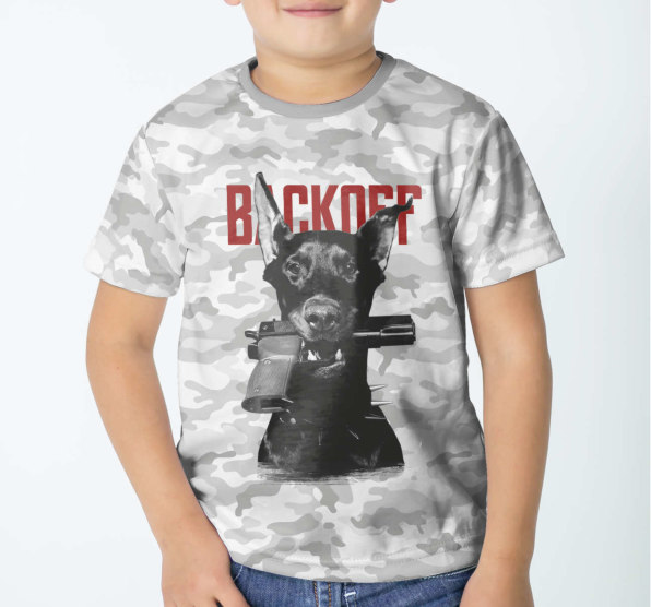 Футболка детская BackOff Doberman
