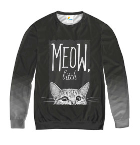 Свитшот мужской Meow bitch