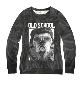 Свитшот женский Old SchooL Dog Dark