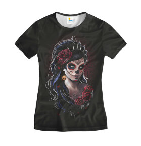 Футболка женская Dia De Los Muertos