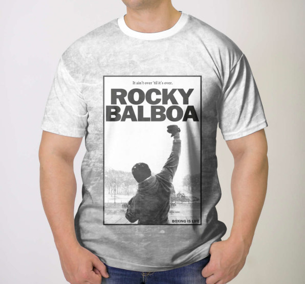 Футболка мужская Rocy Balboa White