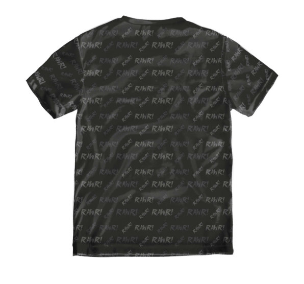 Футболка детская Rawr kitten Black