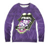 Свитшот женский Скейт язык Purple