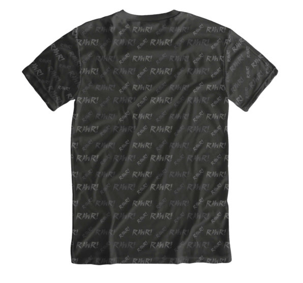 Футболка мужская Rawr kitten Black