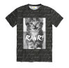 Футболка мужская Rawr kitten Black