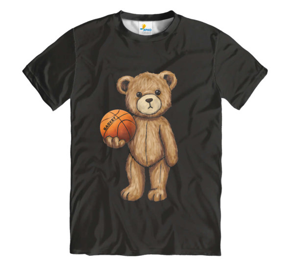 Футболка мужская Мишка Basket