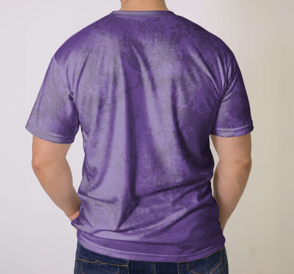 Футболка мужская Скейт язык Purple