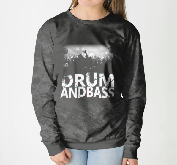 Свитшот женский Drum And Bass