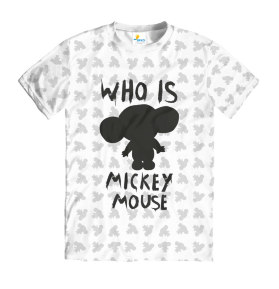 Футболка мужская Who is Mickey mouse