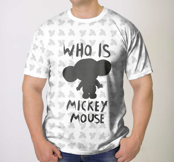 Футболка мужская Who is Mickey mouse