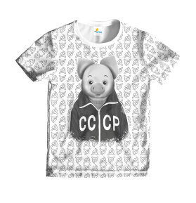 Футболка детская Хрюша Old СССР