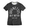 Футболка женская BRUNETTES Do it Better Black