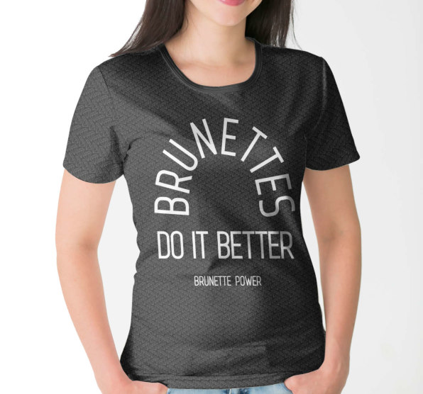 Футболка женская BRUNETTES Do it Better Black