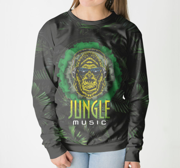 Свитшот женский Jungle Music