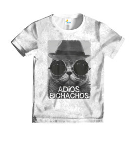 Футболка детская Adios Bichachos Белая