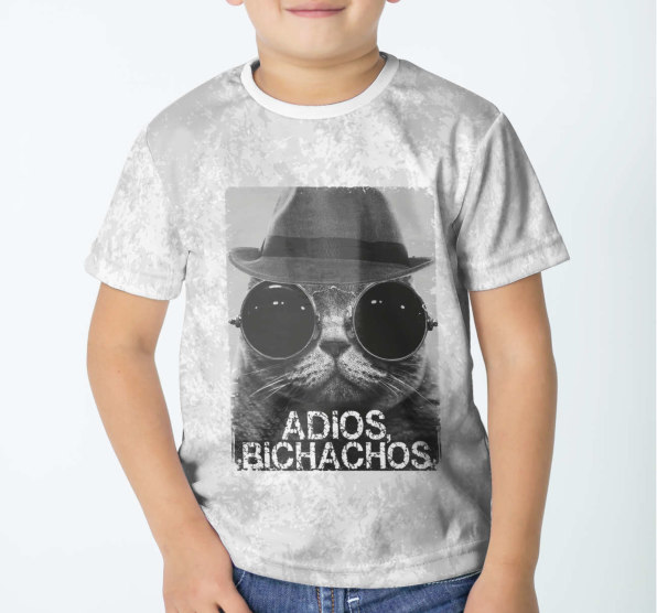 Футболка детская Adios Bichachos Белая
