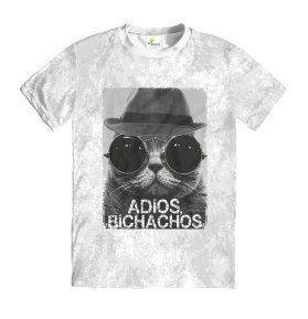 Футболка мужская Adios Bichachos Белая