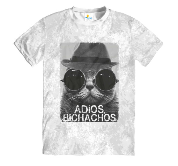 Футболка мужская Adios Bichachos Белая